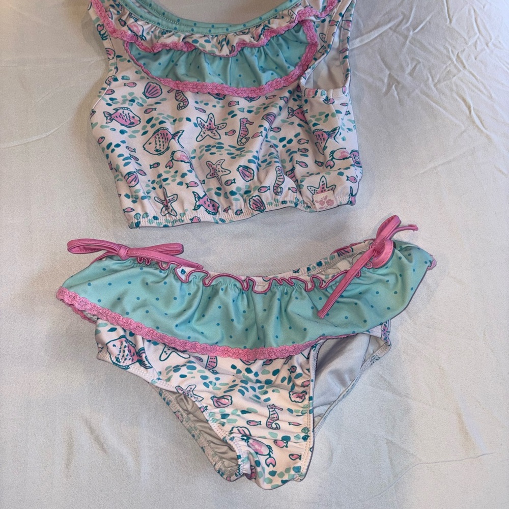 SweetHoney Pink and Teal Swimsuit